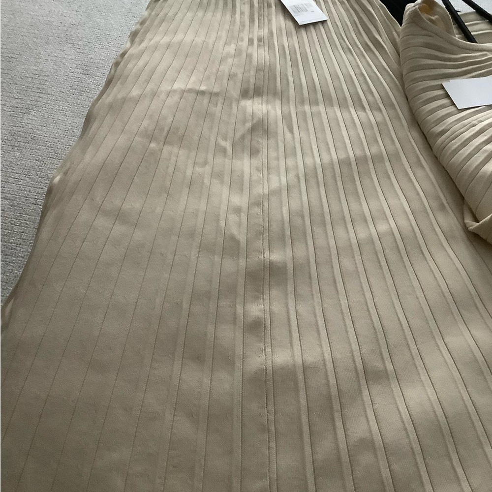 English Factory Ivory Ribbed Top - Picture 2 of 3